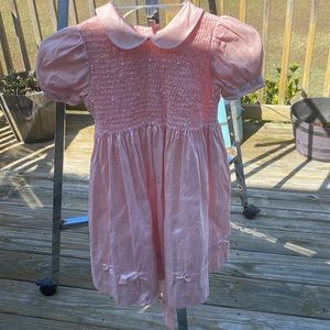 Vintage silk Laura Ashley dress with pearl accents